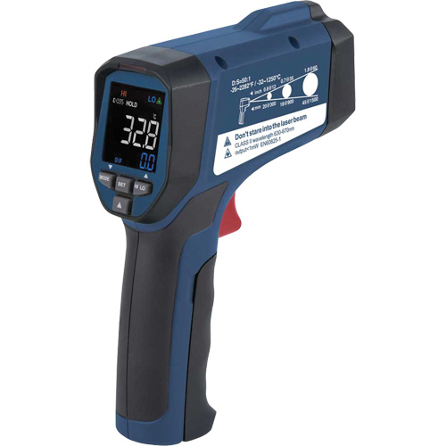 Thermom&egrave;tre &agrave; infrarouge, -26°- 2282° F (-32° - 1250° C), 50:1, &eacute;missivit&eacute; Ajustable Helyx Safety & Industrial Supplies