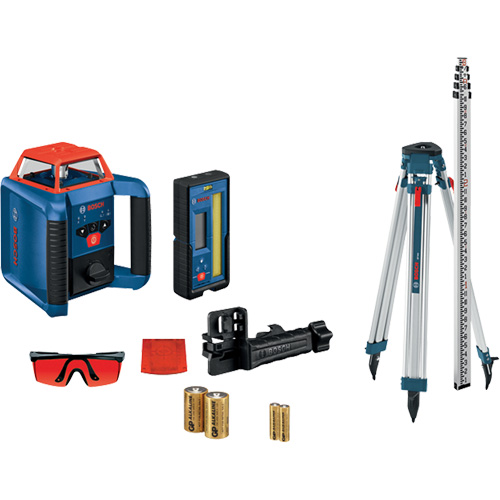 Revolve2000 Self-Leveling Horizontal Rotary Laser Kit, 2000' (609.6 m), 670 Nm Helyx Safety & Industrial Supplies