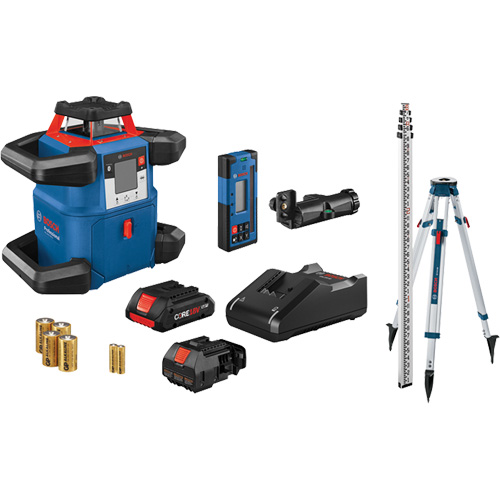 Revolve4000 Connected Self-Leveling Horizontal Rotary Laser Kit, 4000' (1219.2 m), 635 Nm Helyx Safety & Industrial Supplies