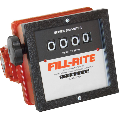 4-Wheel Mechanical Flow Meter, Analogue Helyx Safety & Industrial Supplies