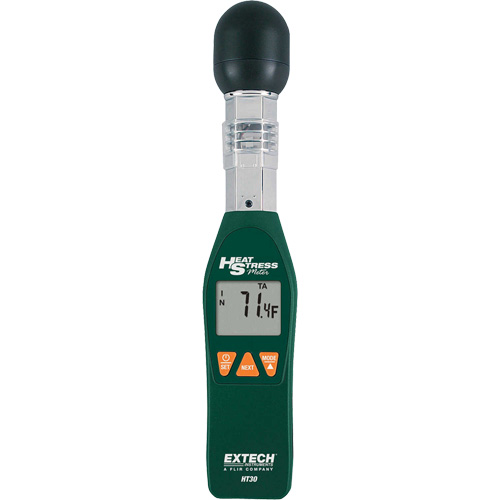 Compteur de contrainte thermique &agrave; thermom&egrave;tre globe mouill&eacute; Extech Helyx Safety & Industrial Supplies