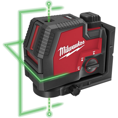 Laser vert &agrave; lignes crois&eacute;es et points daplomb rechargeable par USB Redlithium 21 Helyx Safety & Industrial Supplies
