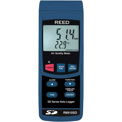 Data Logging Indoor Air Quality Meter with Calibration Certificate Helyx Safety & Industrial Supplies