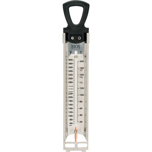 Thermom&egrave;tre &agrave; friture/ bonbons haut de gamme, Contact, Num&eacute;rique, 60-400°F (20-200°C) Helyx Safety & Industrial Supplies