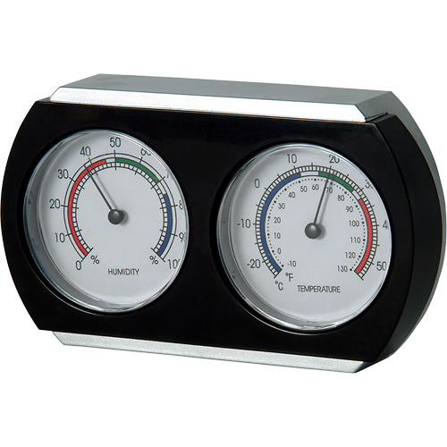 Indoor Thermometer/Hygrometer, 10°- 130° F ( -25° - 55° C ) Helyx Safety & Industrial Supplies