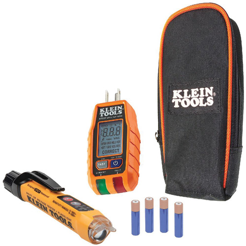 Premium Non-Contact Voltage and GFCI Receptacle Electrical Test Kit Helyx Safety & Industrial Supplies