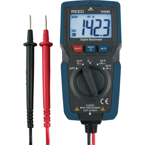 Compact Multimeter with Non-Contact Voltage, AC/DC Voltage, AC/DC Current Helyx Safety & Industrial Supplies