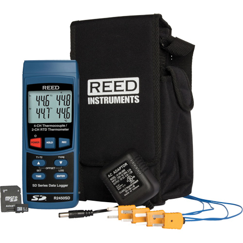 Data Logging Thermocouple Thermometer Kit Helyx Safety & Industrial Supplies