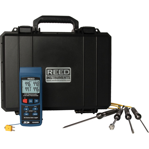 Data Logging Thermocouple Thermometer Kit Helyx Safety & Industrial Supplies