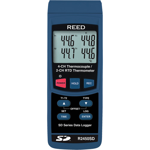 Thermom&egrave;tre &agrave; thermocouple pour enregistreur de donn&eacute;es avec certificat de calibration Helyx Safety & Industrial Supplies