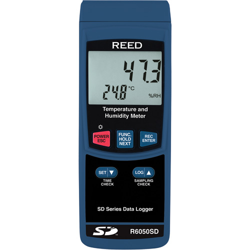 Data Logging Thermo-Hygrometer with Calibration Certificate, 5% - 95% RH, 32° - 122° F ( 0° - 50°C ) Helyx Safety & Industrial Supplies
