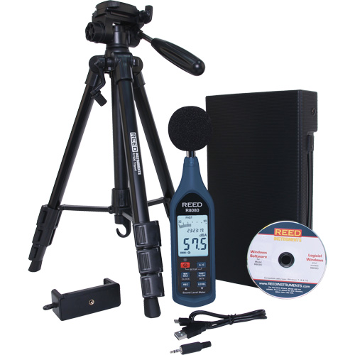 Data Logging Sound Meter with Tripod Kit Helyx Safety & Industrial Supplies
