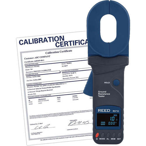Clamp-On Ground Resistance Tester with Calibration Certificate Helyx Safety & Industrial Supplies