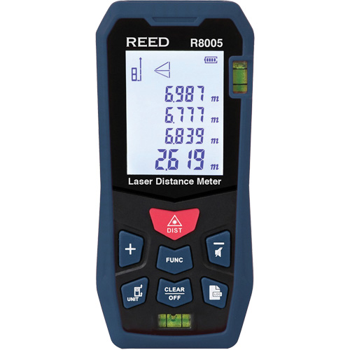 T&eacute;l&eacute;m&egrave;tre laser, 0' - 164' (0 m - 50 m) Gamme de mesure, Num&eacute;rique (&eacute;lectronique) Helyx Safety & Industrial Supplies