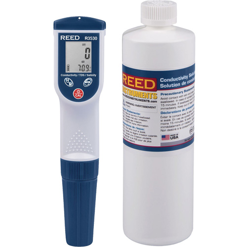Conductivity/TDS/Salinity Meter & Solution Kit Helyx Safety & Industrial Supplies