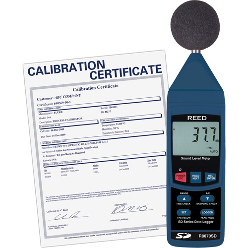 Data Logging Sound Level Meter with Calibration Certificate Helyx Safety & Industrial Supplies