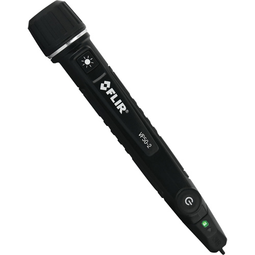 VP50-2 Triple Alarm CAT IV Non-Contact Voltage Detector with Flashlight, 90 VAC - 1000 VAC, Light & Sound Alert Helyx Safety & Industrial Supplies