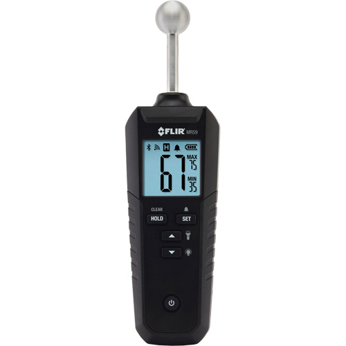 Humidim&egrave;tre &agrave; sonde sph&eacute;rique avec Bluetooth MR59, Gamme d'humidit&eacute; 0 - 100% Helyx Safety & Industrial Supplies