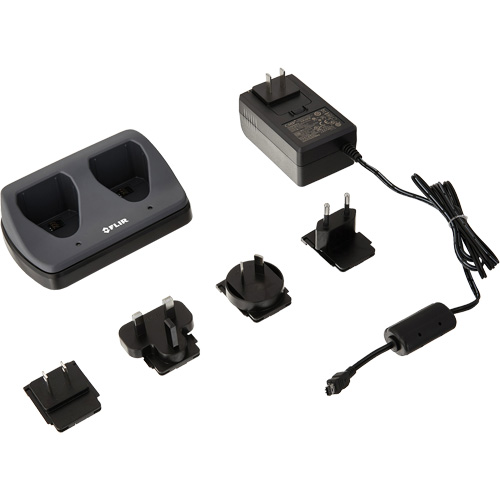 Chargeur de pile &agrave; 2 baies pour les s&eacute;ries T6xx et T1K Helyx Safety & Industrial Supplies