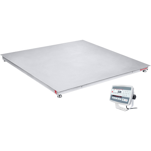 DEFENDER 5000 Washdown Floor Scale, 2500 lbs. Capacity, 36" W x 36" L Helyx Safety & Industrial Supplies