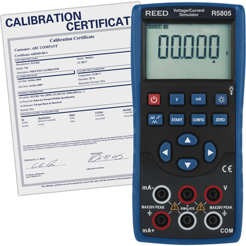 Voltage/Current Simulator with Traceable Certificate Helyx Safety & Industrial Supplies