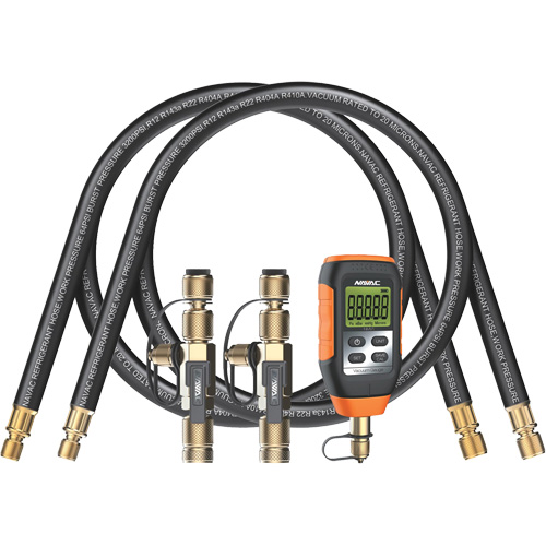 Rapid Evacuation Kit with Hoses, Core Tools, & Micron Gauge Helyx Safety & Industrial Supplies