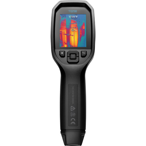 TG298 30:1 High Temperature Spot IR Thermal Imaging Camera with Bullseye Laser, 320 x 240 pixels, -25° - 1080°C (-130° - 1976°F), <70 mK Helyx Safety & Industrial Supplies