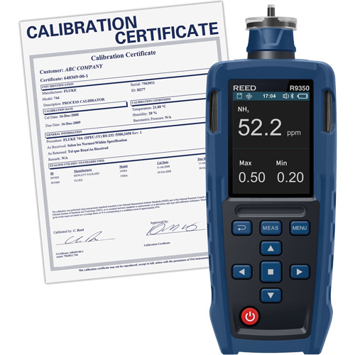 Gas Detector with Traceable Calibration Certificate Helyx Safety & Industrial Supplies