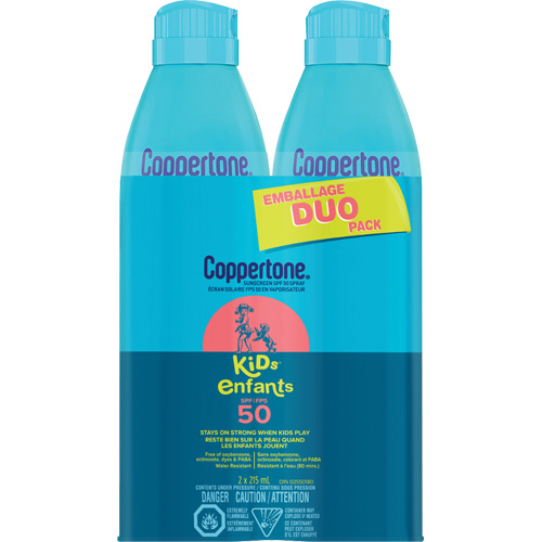 &eacute;cran solaire r&eacute;sistant &agrave; l'eau Kids, FPS 50, A&eacute;rosol Helyx Safety & Industrial Supplies