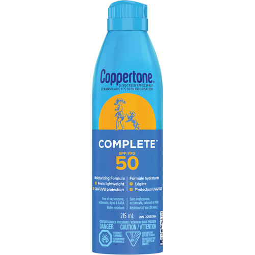 &eacute;cran solaire r&eacute;sistant &agrave; l'eau Sport, FPS 50, A&eacute;rosol Helyx Safety & Industrial Supplies