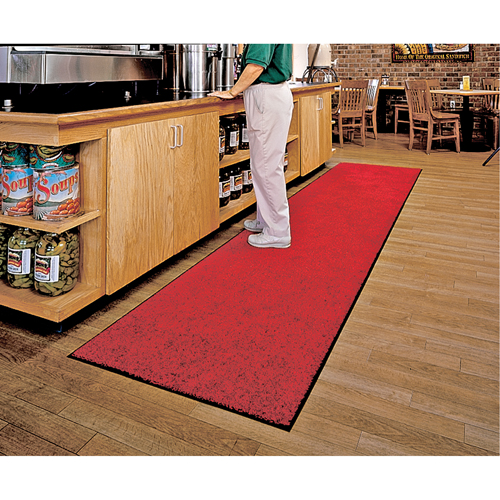 Tapis ColorStar, Essuie-pieds, 3' x 5' x 3/8", Rouge/noir Helyx Safety & Industrial Supplies