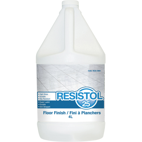 Resistol 25 Floor Finishes, 4 L, Jug Helyx Safety & Industrial Supplies
