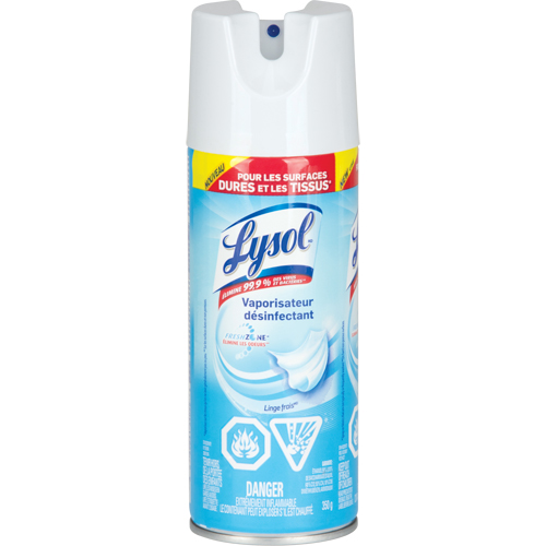Vaporisateur d&eacute;sinfectant, 350 g, Canette a&eacute;rosol Helyx Safety & Industrial Supplies