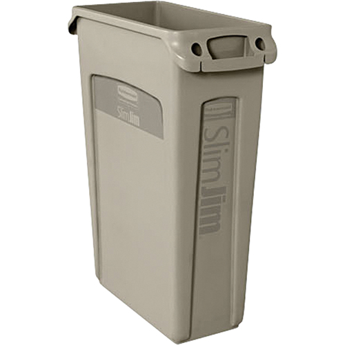 Contenants Slim Jim a/canaux de ventilation, Plastique, 23 gal. US Helyx Safety & Industrial Supplies