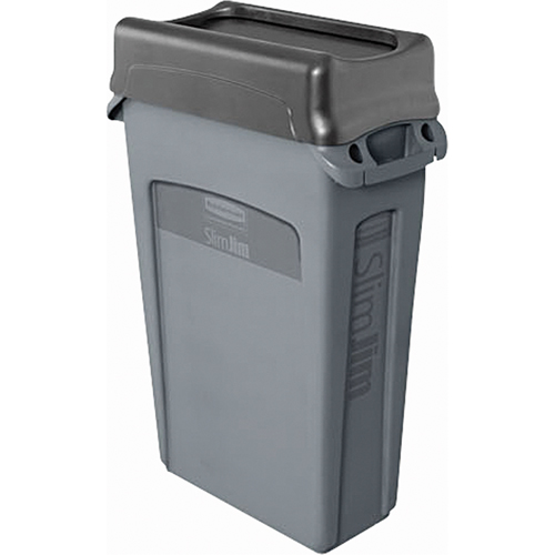 Contenants Slim Jim a/canaux de ventilation, Plastique, 23 gal. US Helyx Safety & Industrial Supplies