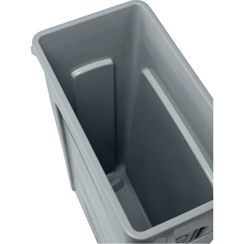 Contenants Slim Jim a/canaux de ventilation, Plastique, 23 gal. US Helyx Safety & Industrial Supplies