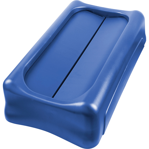 Slim Jim&reg; Waste Receptacle Lid, Swing Lid, Plastic, Fits Container Size: 22" x 11" Helyx Safety & Industrial Supplies