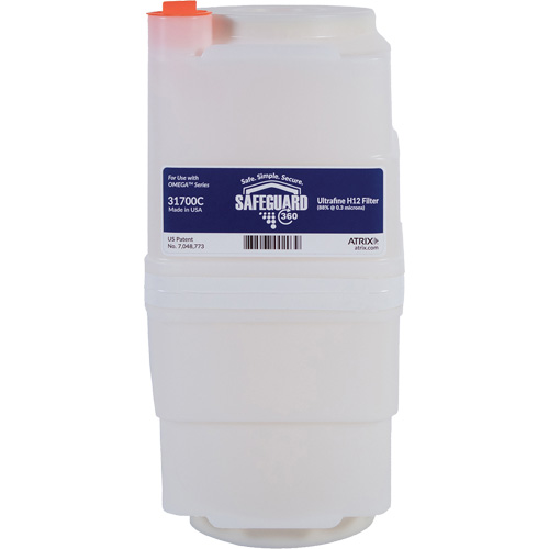 Portable SafeGuard 360 Vacuum Filter, Cartridge, Fits 1 US gal. Helyx Safety & Industrial Supplies