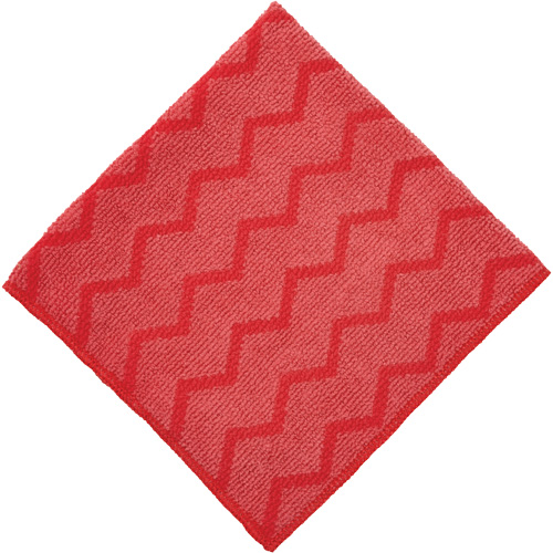 Chiffon de nettoyage Hygen , Microfibre, Rouge Helyx Safety & Industrial Supplies
