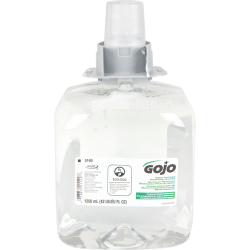 Savon pour les mains certifi&eacute; vert TFX, Mousse, 1250 ml, Sans parfum Helyx Safety & Industrial Supplies