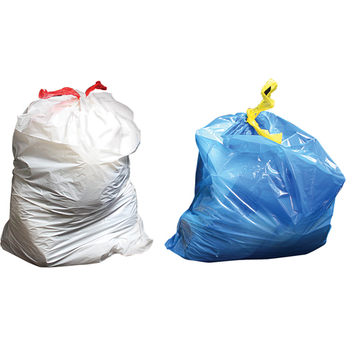 Sacs &agrave; d&eacute;chets Sure-Tie, Fort, 33" la x 38" lo, 0,9 mils, Transparent, Capacit&eacute; 121,13 L (32 gal.) Helyx Safety & Industrial Supplies
