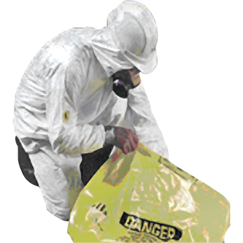 Sure-Guard Hazardous Waste Removal Liners, Asbestos, 50" L x 35" W, 3 mil Helyx Safety & Industrial Supplies