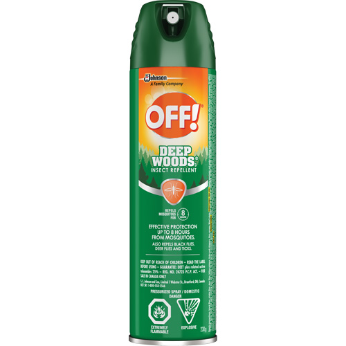 Insectifuge Off! R&eacute;gions sauvages, DEET &agrave; 25 %, A&eacute;rosol, 230 g Helyx Safety & Industrial Supplies