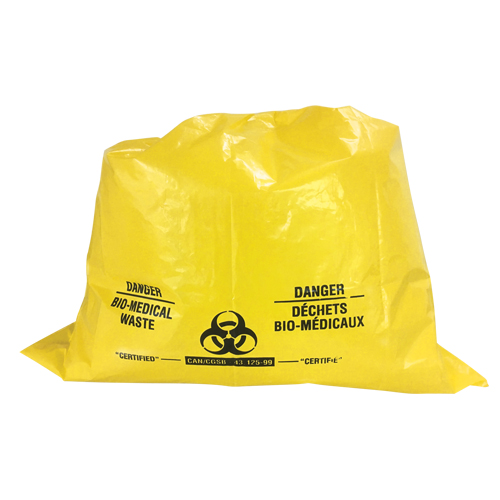 Sure-Guard Bio-Medical Waste Liners, Bio-Hazard, 46" L x 39" W, 2 mil Helyx Safety & Industrial Supplies