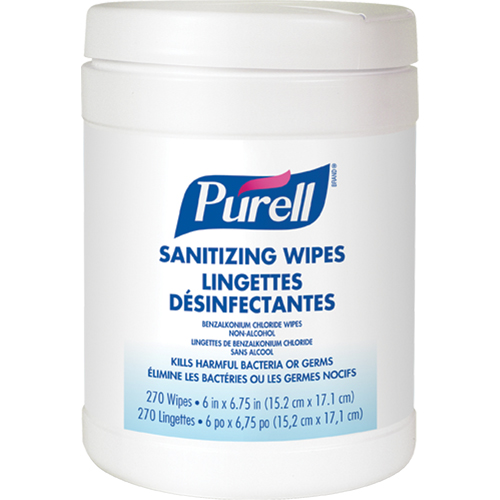 Lingettes antiseptiques pour les mains, Contenant Helyx Safety & Industrial Supplies