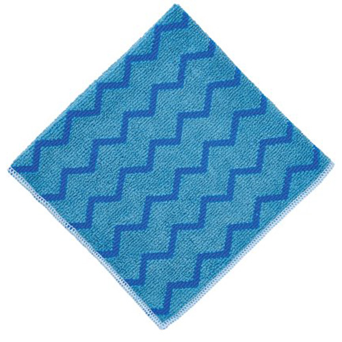 Chiffon de nettoyage Hygen , Microfibre, Bleu Helyx Safety & Industrial Supplies