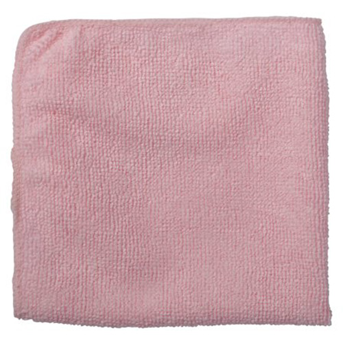 Light-Duty Cleaning Cloth, Microfibre, Red Helyx Safety & Industrial Supplies