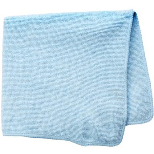 Light Commercial Cleaning Cloth, Microfibre, Blue Helyx Safety & Industrial Supplies