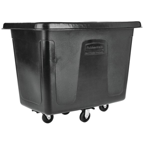 Bulk Cube Truck, Polyethylene, 42-13/16" L x 28" W x 33" H, 12 cu.ft. Volume, 400 lbs. Capacity Helyx Safety & Industrial Supplies