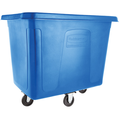 Chariot cubique, Plastique recycl&eacute; noir, 38" lo x 26" la x 28" h, Volume 8 pi³, Capacit&eacute; 300 lb Helyx Safety & Industrial Supplies